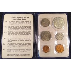 AUSTRALIA 1966 . MINT SET . STANDARD BLUE WALLET